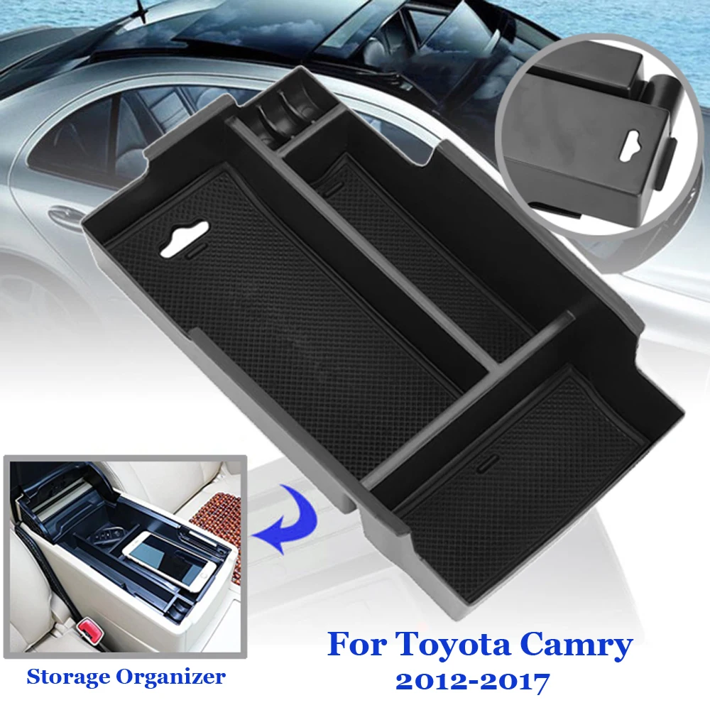 Автомобильная центральная консоль подлокотник ящик для хранения лоток для Toyota Camry 2012-2017 аксессуар