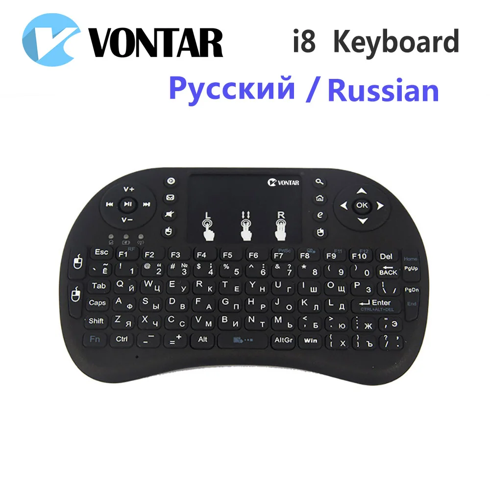 Беспроводная мини клавиатура 2 4 ГГц для Android TV приставки PS3 ПК|i8 keyboard|keyboard touchpadkeyboard
