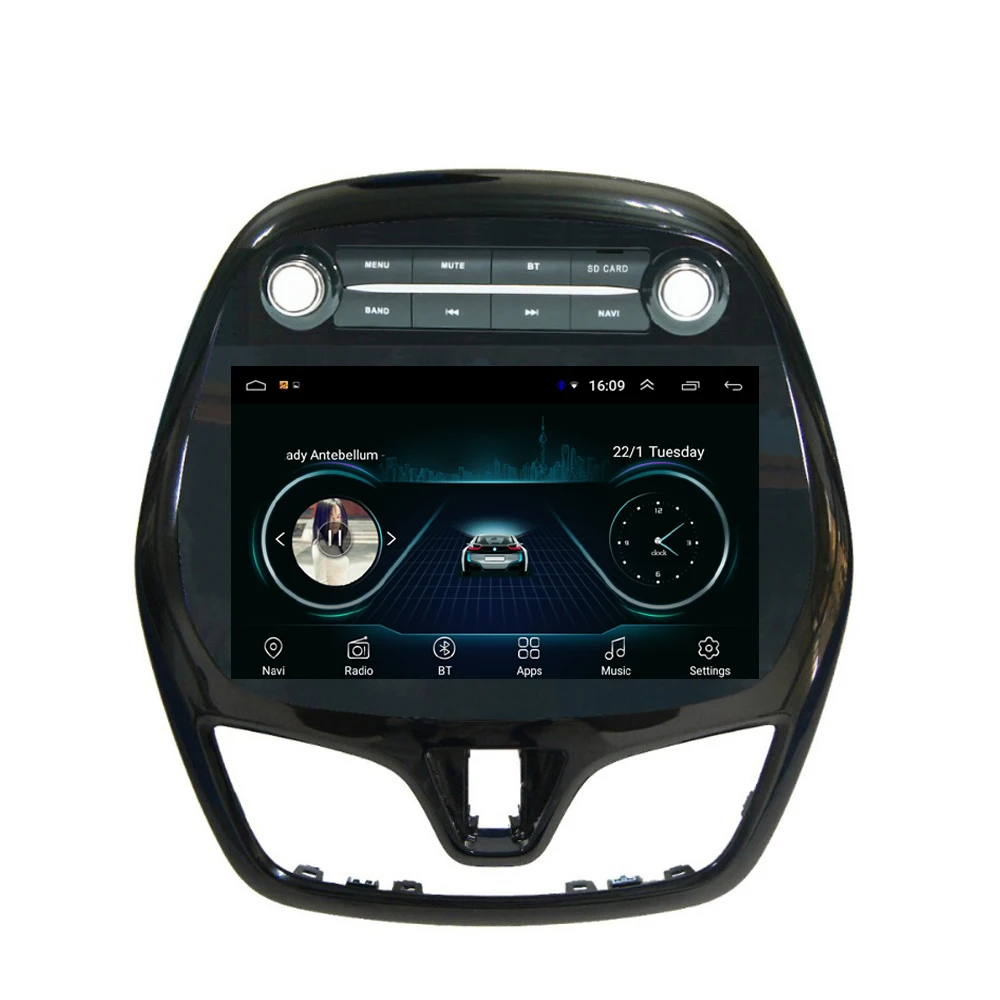 Автомобильный плеер с gps-навигацией встроенный Wifi Радио mp3 mp4 музыкальный bluetooth