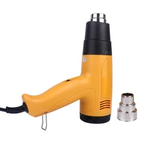 Промышленный термовоздуходув с ЖК-дисплеем и цифровым температурным контролем, Электрический Регулируемый термовоздуходув, инструмент для теплового пистолета 1600 Вт