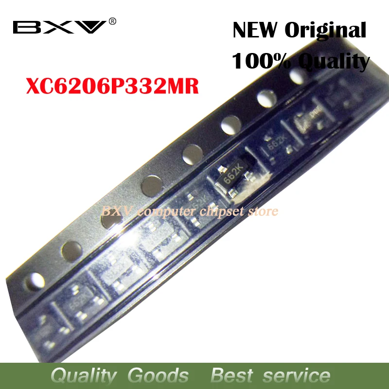 100 PCS XC6206P332MR SOT-23 XC6206P332 662 Positive Voltage Regulator