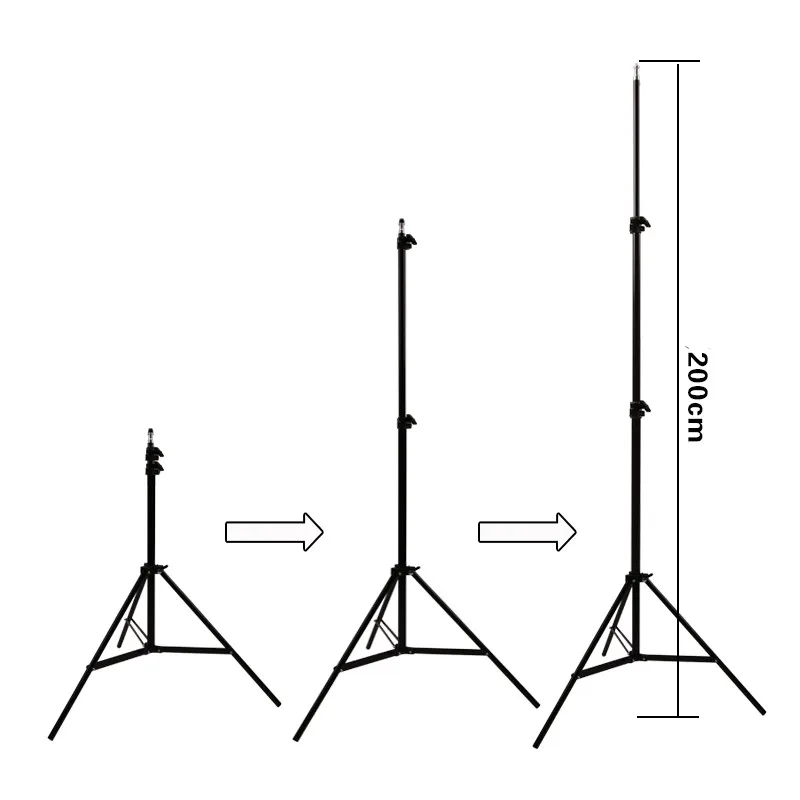 200 см Компактный портативный алюминиевый светильник-подставка для софтбокса Фото Видео светильник ing Flashgun лампы/зонтик вспышка CD40 A
