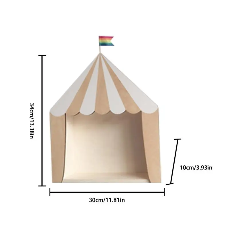 Ins цирковая кабина настольное украшение из цельного дерева дома украшения для полки подвесной ящик для хранения украшения детской комнаты