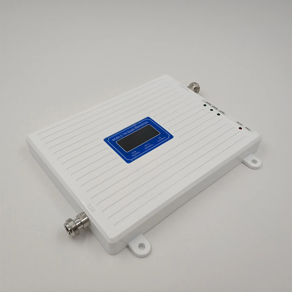 LCD 2g 3g 4g gsm repeater 900 2600 2100 MHz Tri Band mobile signal booster LTE cellular signal tri band repeater amplifier  (11)