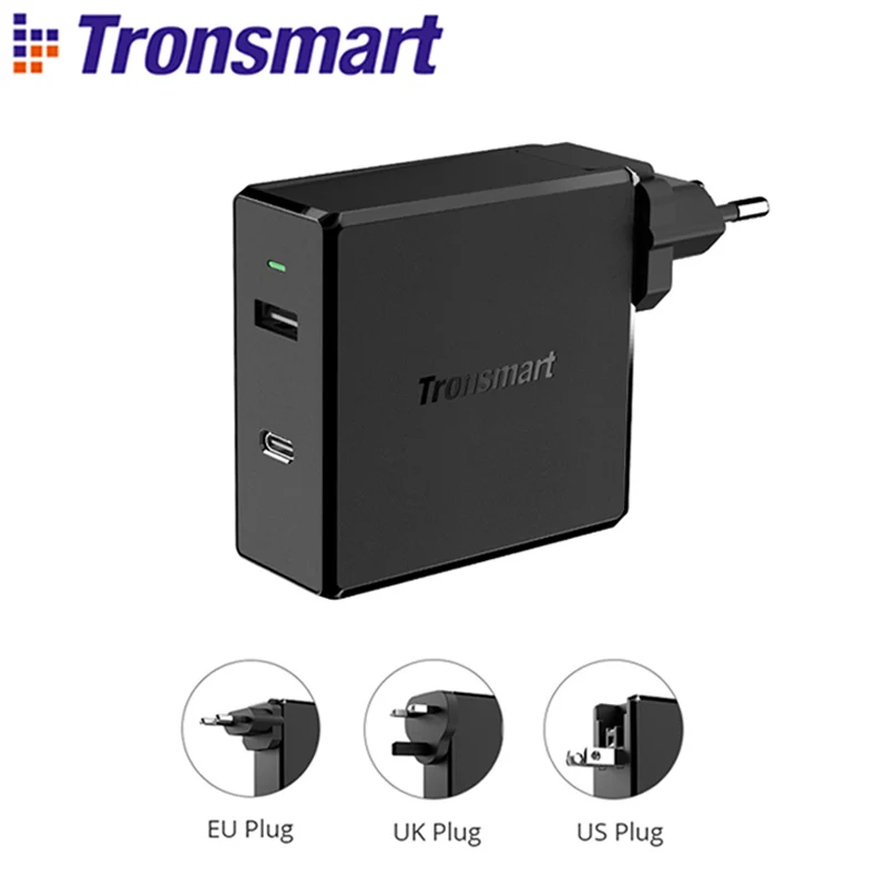

Tronsmart WCP03 PD Fast Charger 57W Quick Charge USB C Charger Wall Charger Fast Charging