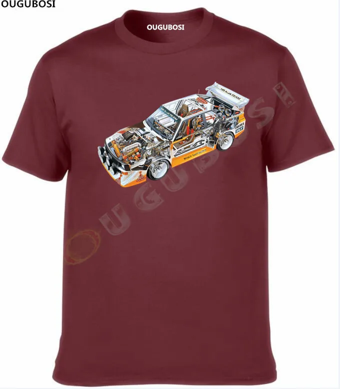 

HB AUDI S1 QUATTRO RALLY TEAM Walter Rohrl Fan T Shirt #s1