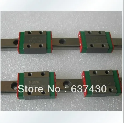 

2pcs 100% original HIWIN mini Linear guide MR7 MGN7-L400/500MM + 4pcs MGN7C min block bearings