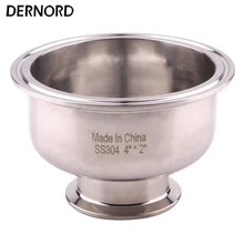 DERNORD 4'' to 2'' Tri Clamp Bowl Reducer, Sanitary Fitting Stainless Steel 304, Hemispherical Tri-clamp Reducer цена DERNORD 4'' to 2'' Tri Clamp Bowl Reducer, Sanitary Fitting Stainless Steel 304, Hemispherical Tri-clamp Reducer цены онлайн