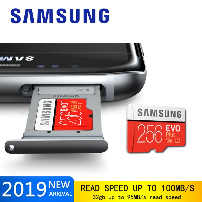 Samsung Подлинная EVO Plus micro sd карта памяти 128 Гб micro sd 256 ГБ 64 ГБ флеш-карта памяти 32 Гб Class10 micro sd TF флэш-карта