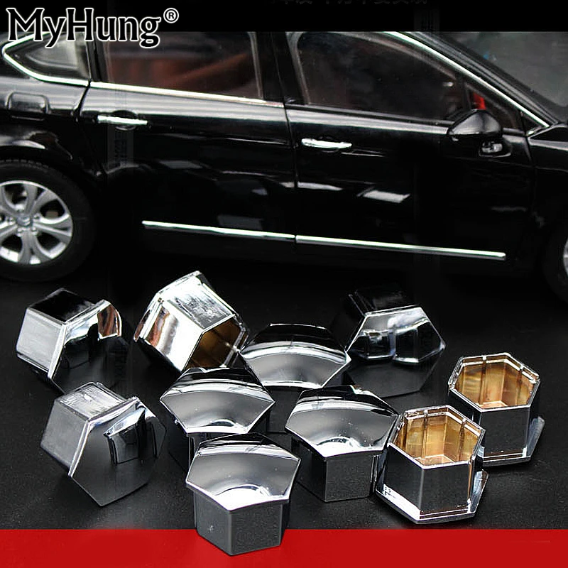 

Wheel Nut Bolt Head Cap Decor Rim Cover for Peugeot 307 308 408 206 207 301 Citroen C4L C5 C2 16Pieces Car Accessories