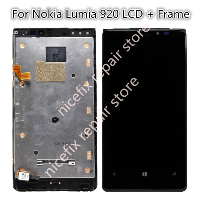ЖК-дисплей для Nokia Lumia 920 сенсорный экран дигитайзер панель в сборе запчасти с