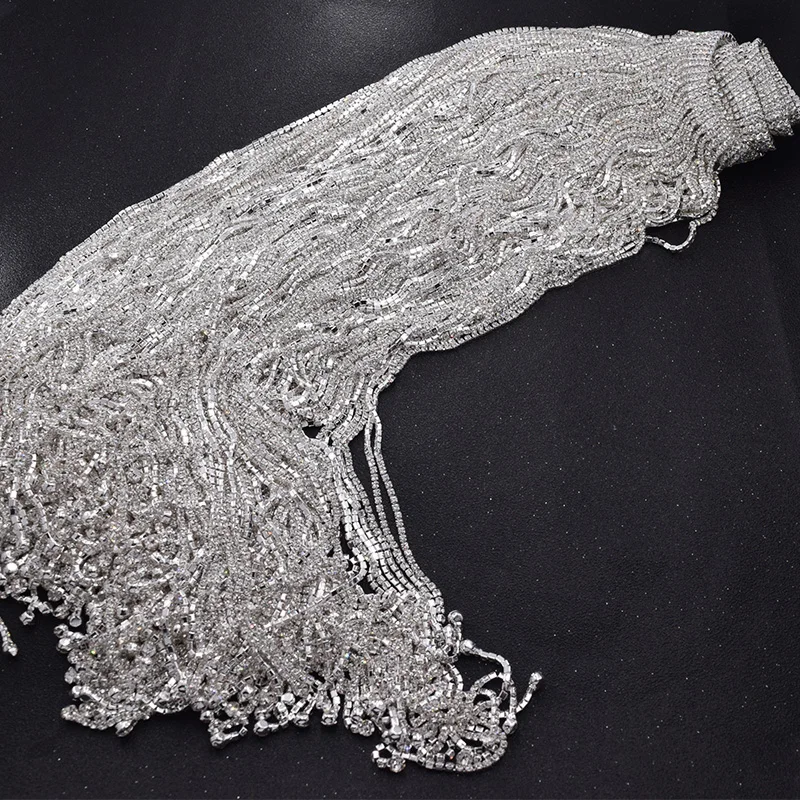 long fringe trim rhinestone crystal (1)
