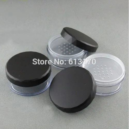 50g cream jar loose powder jar with mesh Sifter powder jar nail art box sub-boxing jar free shipping 50g cream jar loose powder jar with mesh Sifter powder jar nail art box sub-boxing jar free shipping