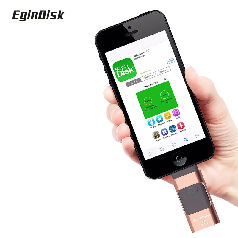 Usb флэш накопитель для iPhone 6/6s/6 Plus/7/7plus/8/X Usb/Otg/Lightning 3 в 1 Android/iOS внешних устройств