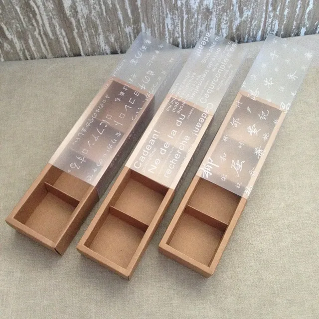 Novo design Gaveta caixa de embalagem Macaron Sobremesa 