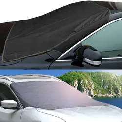 Автомобиль внедорожник магнит Sun щит лобовое стекло снегом лед Мороз замораживание протектора черный, серебристый цвет для VW/BMW/Honda/ toyota