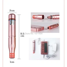 1 компл. Электрический цифровой татуировки татуаж машина для бровей/МТС микро машины косметический Наборы с иглами