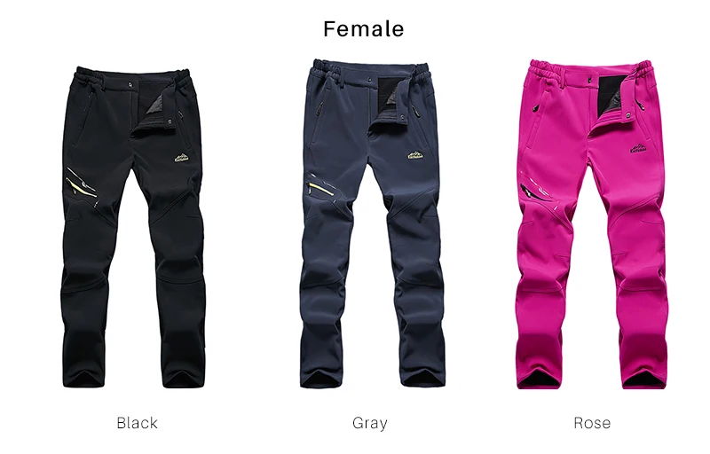 LXIAO походные брюки женские осень/зима новые уличные пара плюс бархатные брюки термальные ветрозащитные свободные лыжные мужские женские брюки