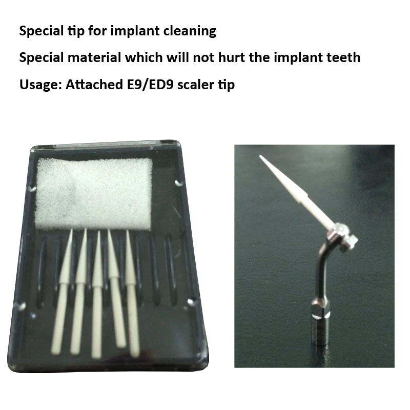 Special ultrasonic scaler tip IC1 for implant cleaning dental equipmentdentist product dentistry