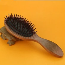 Hot sale red sandalwood Styling Tools Combs Air bag Detangling Airbag Brush Detangle Healthy Care Massage Antistatic Hairbrush