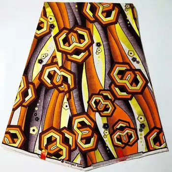 

tissu wax high quality fabric Ankara African wax print fabric Nigeria soft textile fabric latest sewing materials 6 yard/lot