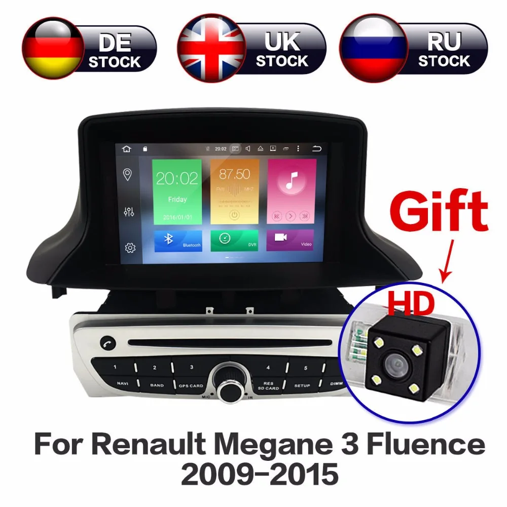 

Android 8.1 Car DVD Player GPS Navigation Head Unit For Renault Megane 3 Fluence 2009 2010 2011 2012 2013 2014 2015 Free Camera