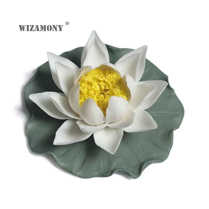 Курильница WIZAMONY Loutus для домашнего декора керамическая курильница из селадона