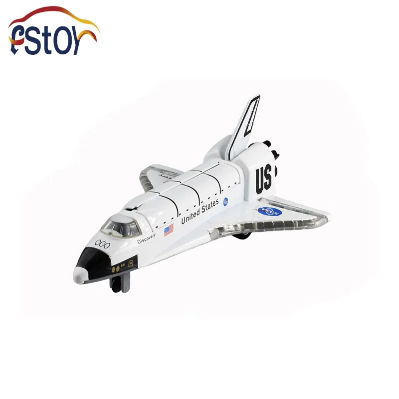 

US NASA Space Shuttle Discovery Alloy Diecast Model Columbia Space Explorers aircraft open solar panels Space Ship toy vehicles
