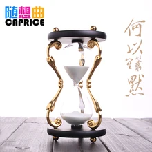 Европейские металлические песочные часы украшения 15/30 минут Ретро Декор креативный офисный Рабочий стол