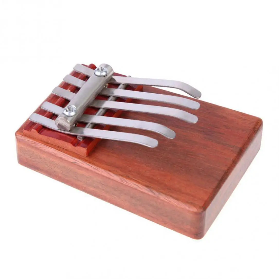 Finger Thumb музыкальное пианино 5 ключ Kalimba Mbira палисандр перкуссионная клавиатура инструмент для начинающих детей