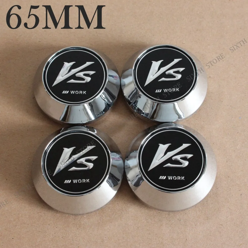 KOM POWER High Quality 65mm Caps WORK Wheel Center Cap Cover Cap