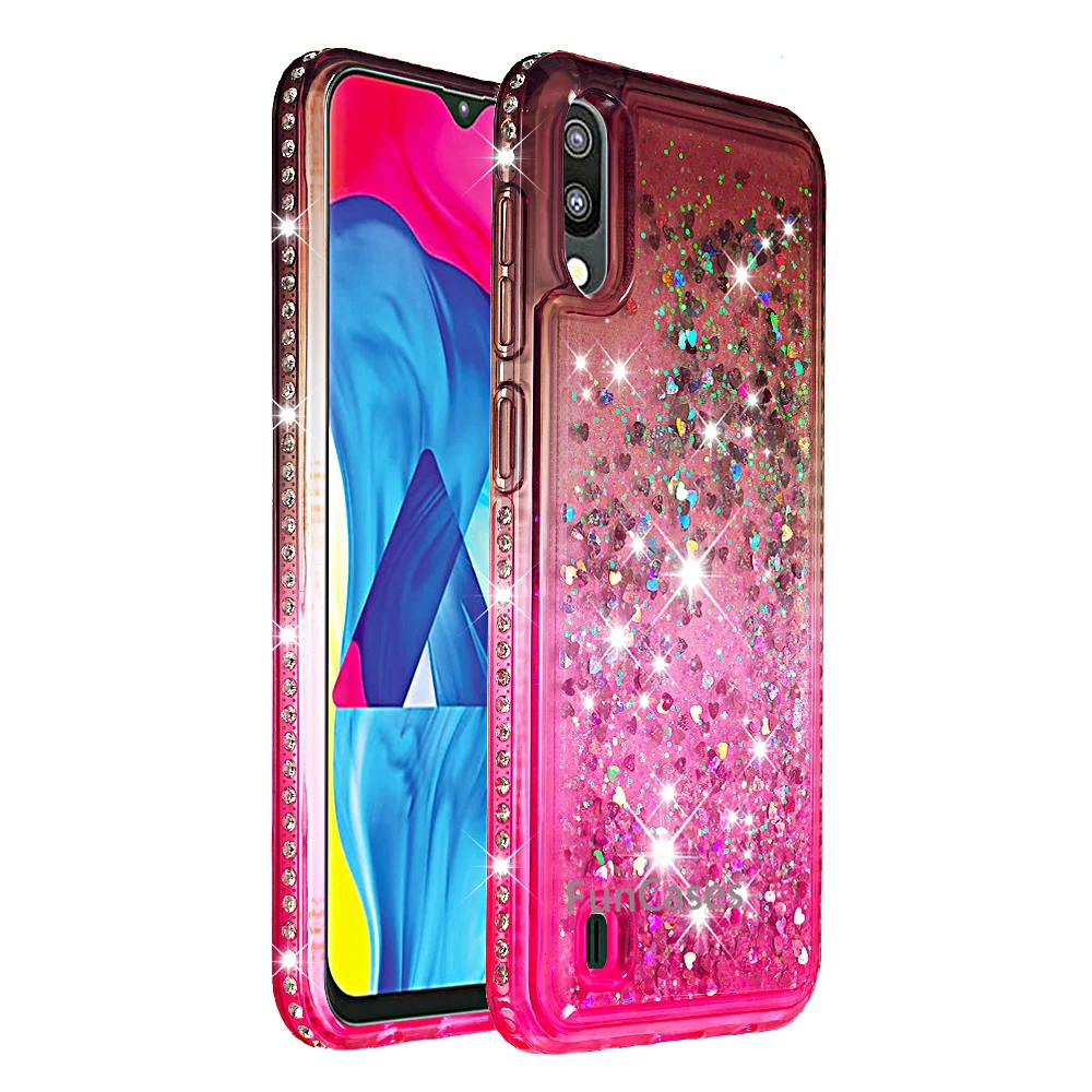 Чехол nicorn Liquid для samsung Galaxy M10 чехол с фламинго мягкий силиконовый блестящий