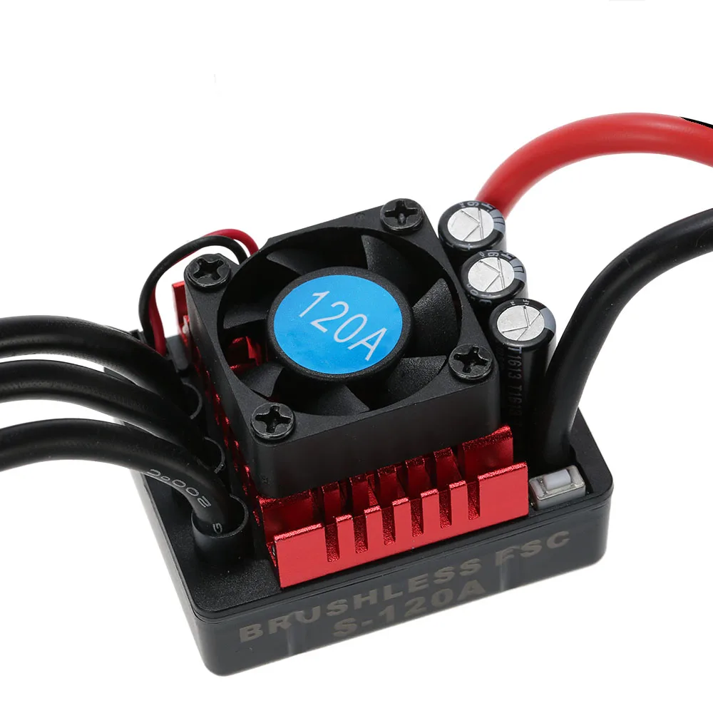 GoolRC S 120A 80A бесщеточный ESC электрический регулятор скорости с 6 1 V/3A SBEC для 1/8 RC