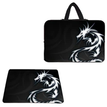 Viviration модный неопреновый горячий ноутбук портативное покрытие для сумки 10 12 13 14 15 15,4 17,3 дюймов чехол+ резиновый Противоскользящий коврик