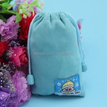 100 шт/партия,, маленький бархатный мешочек для ювелирных изделий, бархатный подарок, бархатный шнурок, мешочек для украшений, золотой мешочек для ювелирных изделий