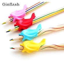 8 шт./компл. ручки Карандаш Трудотерапия почерк помощь детские школьные канцелярские ручки Управление правой силиконовые письменный