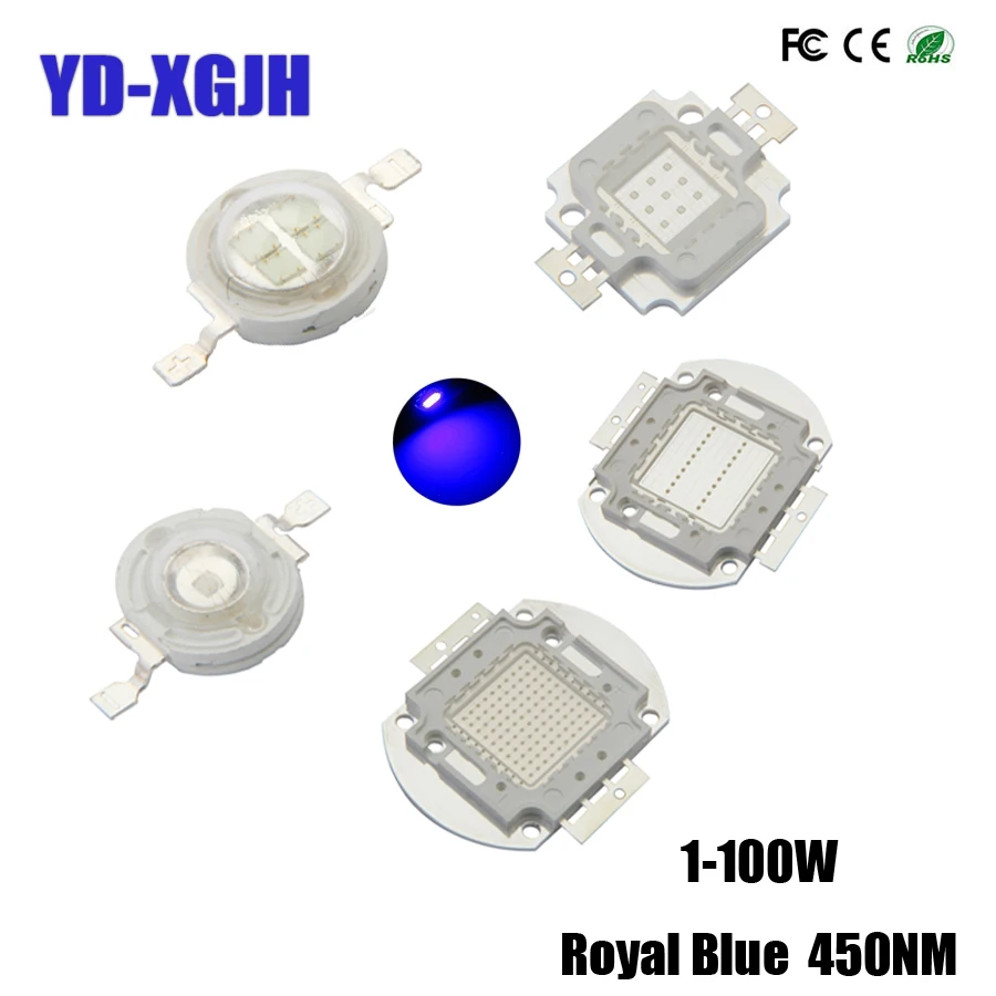 Светодиодный чип высокой мощности Blue445NM DeepRed 100 нм полный спектр светодиодный светильник для выращивания