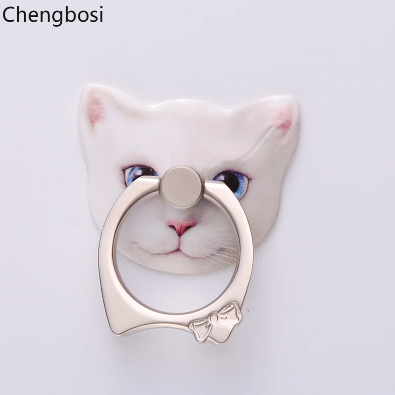 

Cute Cat 360 Degree Adjustable Finger Rings Smartphone Holder Mobile Phone Holder Stand for IPhone for Xiaomi for Samsung Gift