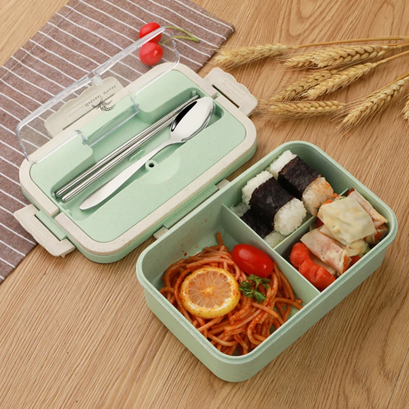 TUUTH Ланч-бокс для микроволновки материал, не содержащий BPA столовая посуда контейнер для хранения продуктов с ручкой Детский Школьный для детей офис Bento Box