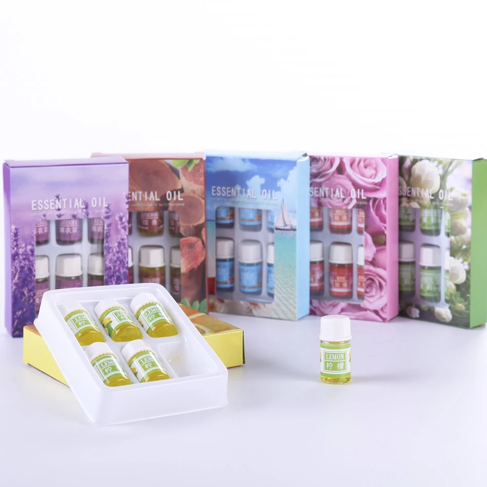 

6pcs/set Essential Oil For Aroma Diffuser Humidifier3ML Fragrance Aromatherapy Oil Natural Spa