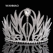 New upscale bridal tiara crown retro Baroque wedding princess hair ornaments wedding jewelry female jewelry HD314