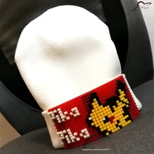 Зимняя вязаная шапка Кирпичи DIY дизайн заказной кирпич Snapback шапки съемные шапки для мужчин мозаика крутая шапочка