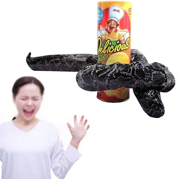 

1Pc Halloween Party Decoration Jokes Prank Trick Fun Joke Toys Funny Potato Chip Jump Snake Toy Gift April Fool Day
