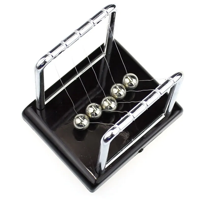 

High Quality Physics Science Accessory Desk Toy Newton's Cradle Steel Balance Balls Christmas Gifts for Kids Free Shipping &w