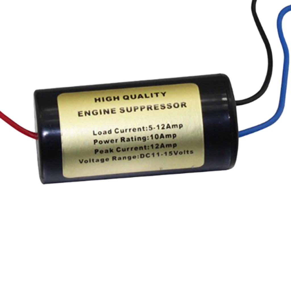2019 New DC 12V Power Rating 12AMP Auto SUV Noise Audio Filter Kill Hum Engine Wine Stereo Installation 61x36mm
