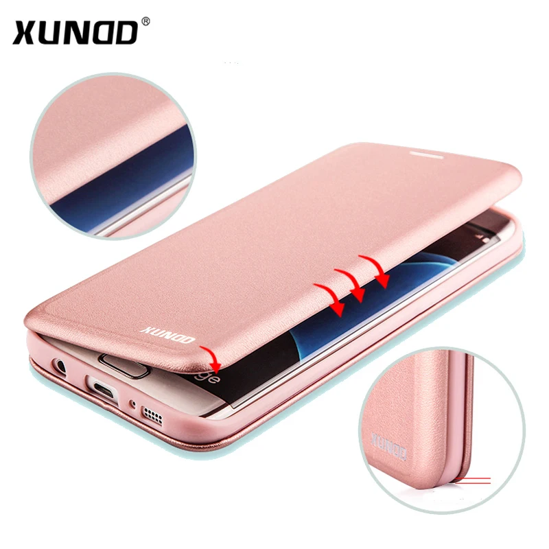 Xundd 360 полная защита Магнитный флип-чехол для samsung Galaxy Note 8 6,3 дюймов Кожаный противоударный чехол-кошелек