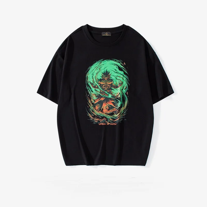 Dragon Ball Raglan T-shirt Son Goku Anime Short Sleeve Cotton Tee