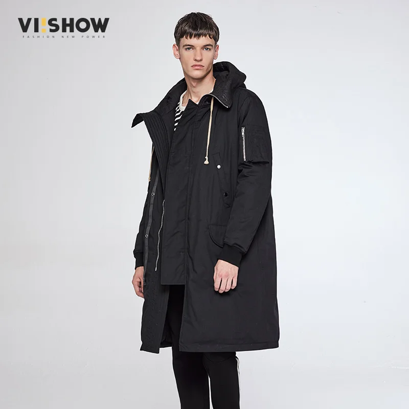 VIISHOW зимняя куртка Для мужчин фирменные толстовки куртки для 2018 мужская Куртка