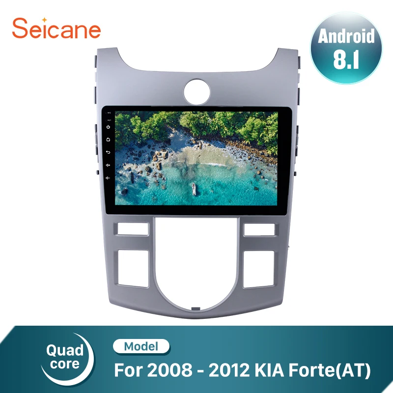 Автомагнитола Seicane 9 дюймов 4 ядра Android 1 стерео плеер GPS навигация для KIA Forte(AT) 2008 2009