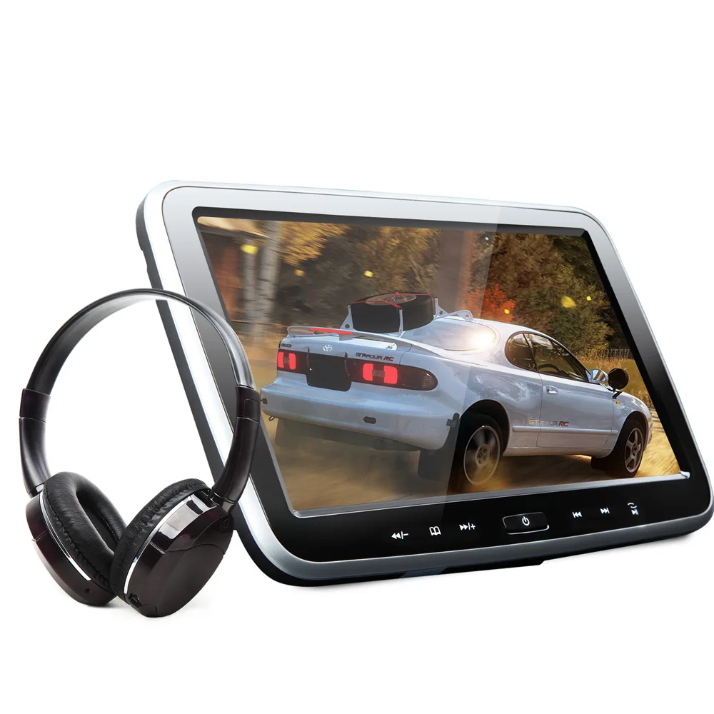 Cheap Touch Button Design Single 10.1" Car Headrest DVD PC Car DVD Player Headrest Car Monitor with Single IR Headphone Included 2 Cheap Touch Button Design Single 10.1" Car Headrest DVD PC Car DVD Player Headrest Car Monitor with Single IR Headphone Included 2